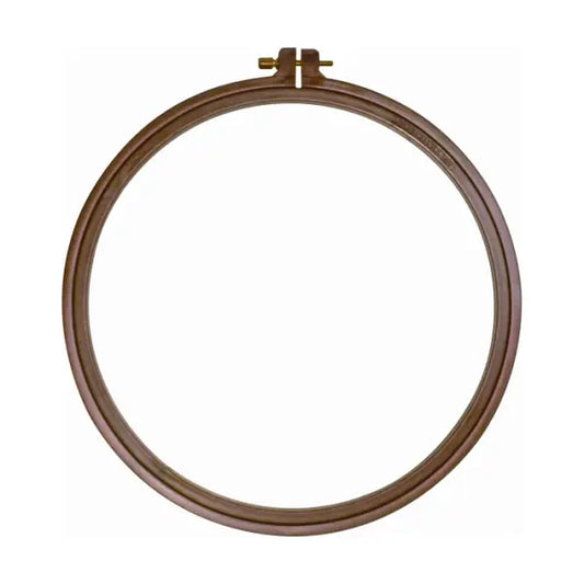 NURGE wood effect plastic embroidery hoop