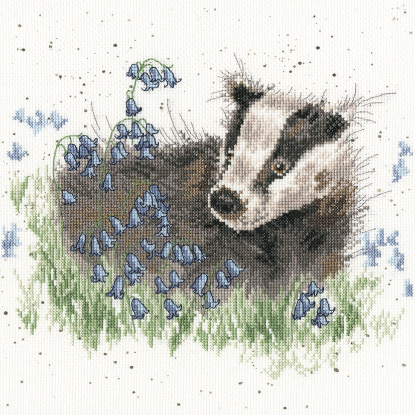 BOTHY THREADS. Bluebell Wood cross stitch kit