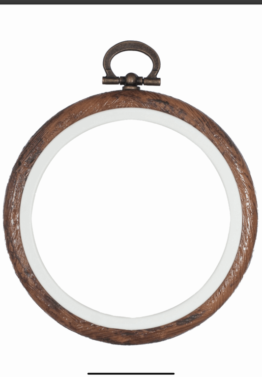 Wood grain flexi hoop