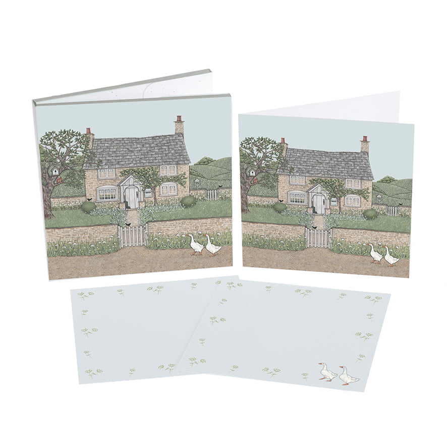 ‘country Cottage’ Notecard Pack ( sally Swannell )