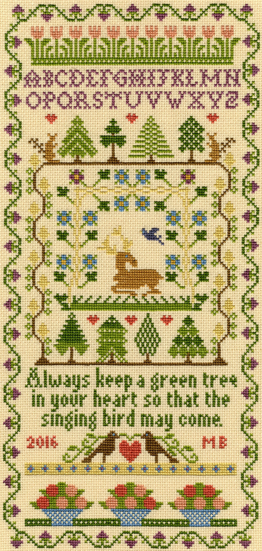 BOTHY THREADS - Green Tree Sampler