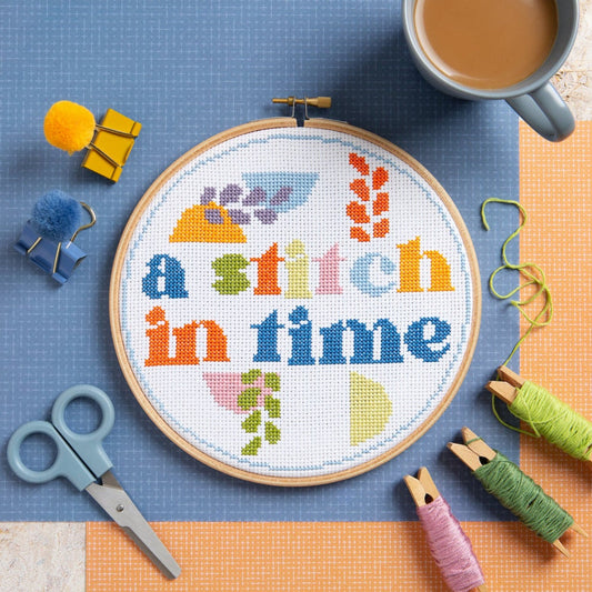 “A Stitch In Time “ cross stitch kit