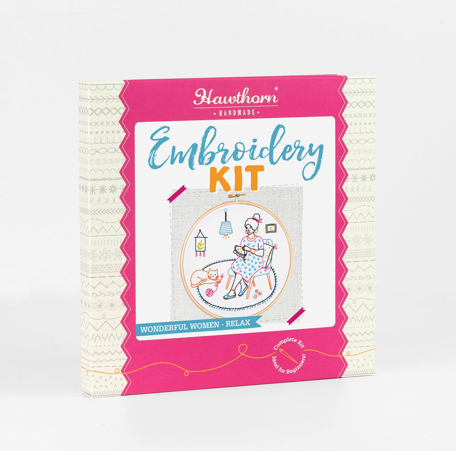 Wonderful Women “Relax” embroidery kit